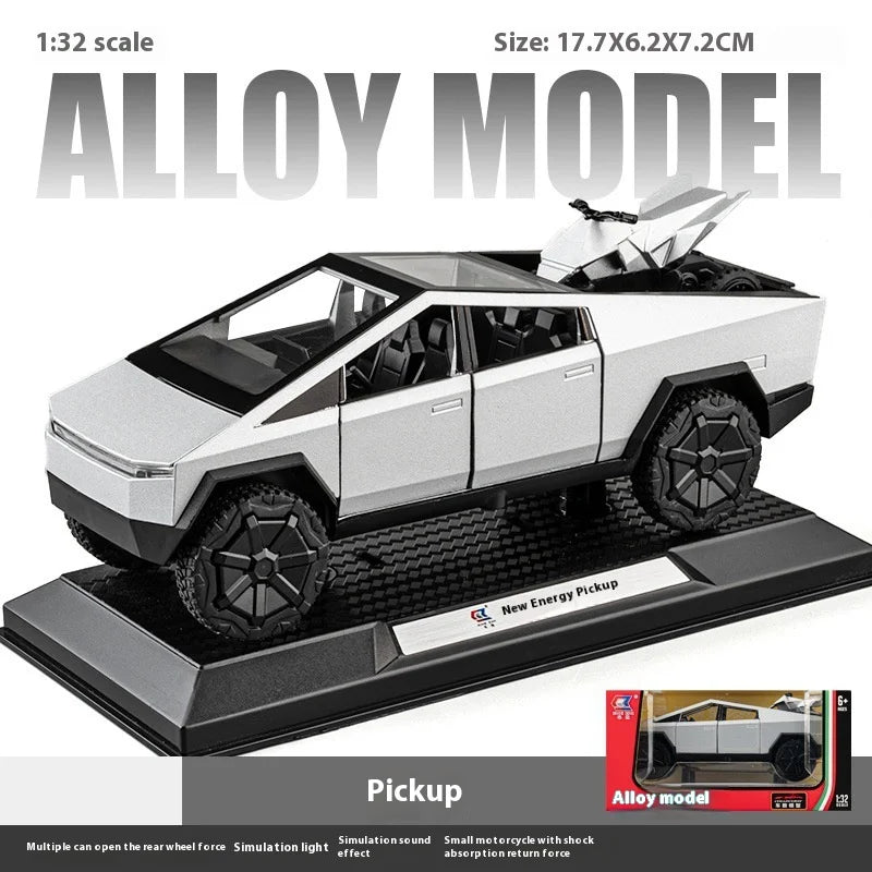 Tesla Cybertruck con Cyberquad 1:32