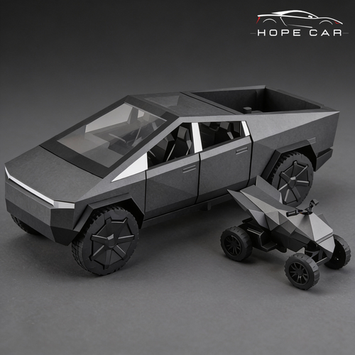 Tesla Cybertruck con Cyberquad 1:32